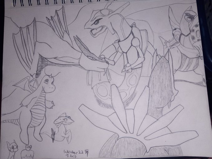 Im a day behind for #inktober2022. This is for day 7 trip, i was requested to draw a managarmer from<a href="/tag/inktober2022"class="tags">#inktober2022</a><a href="/tag/drawing"class="tags"><span>#drawing</span></a><a href="/tag/pokemon"class="tags"><span>#pokemon</span></a><a href="/tag/inktober"class="tags"><span>#inktober</span></a><a href="/tag/arksurvivalevolved"class="tags"><span>#arksurvivalevolved</span></a>