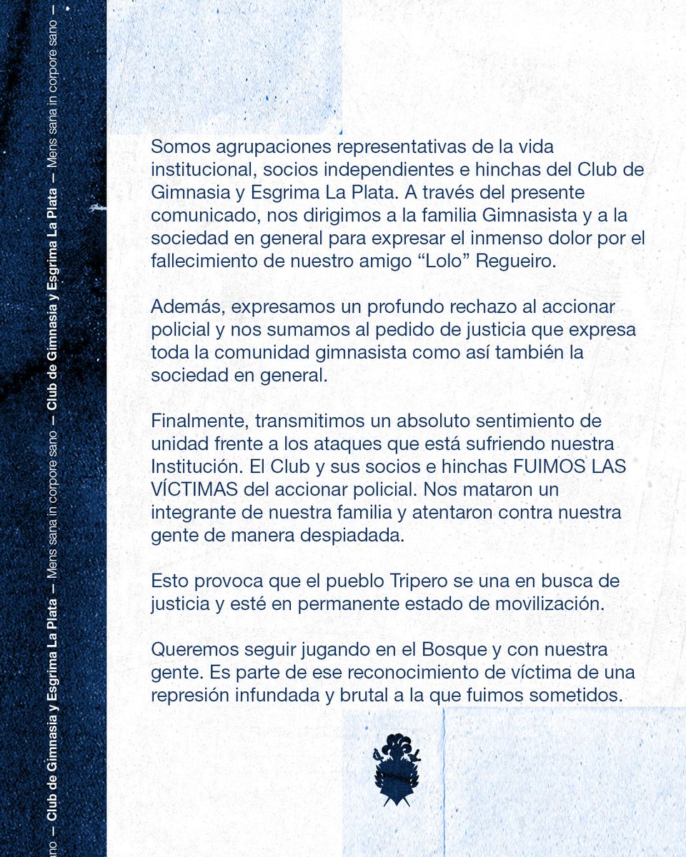 gimnasiaoficial's tweet photo. 📣Comunicado oficial https://t.co/tG50QHZHhD