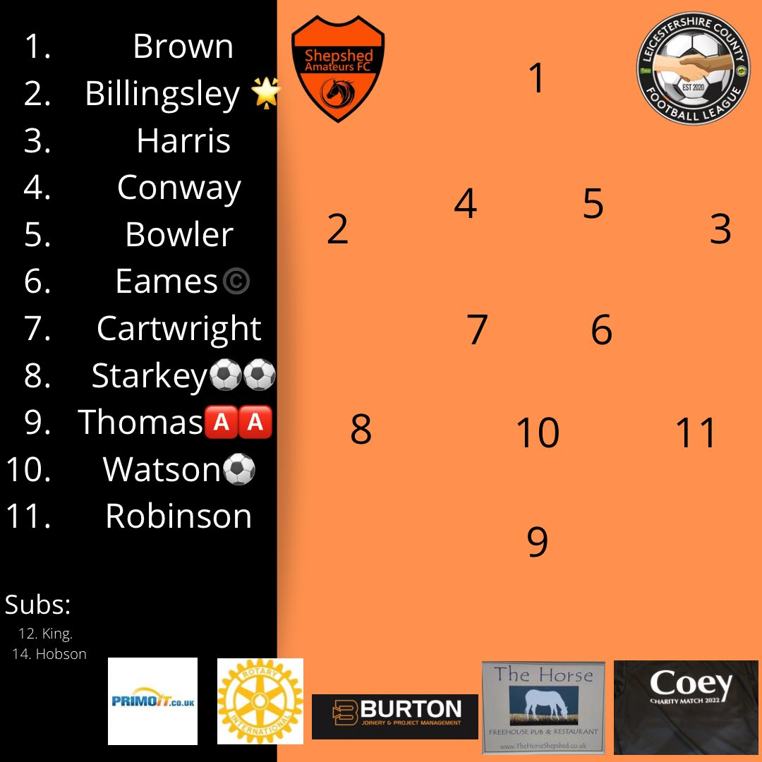 Shepshed Amateurs FC tweet media