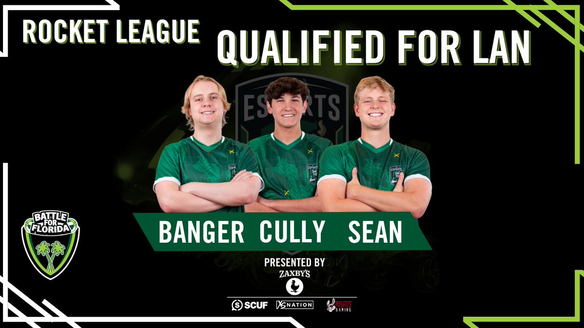 USF_Esports's tweet image. 💚💛QUALIFIED FOR LAN💚💛

Your USF Bulls have qualified for the #BattleForFlorida LAN this November 10th!

Come out and support your Bulls, and tune in on Twitch to keep up with the rest of the bracket @ twitch.tv/usf_esports!