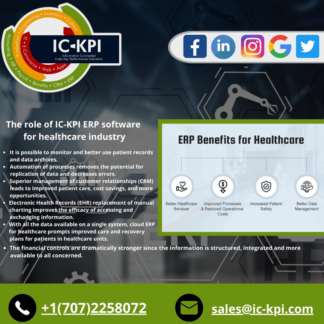 ic_kpi's tweet photo. #ERPSoftwareSolutions #BestERPSoftware #Business #BestERPSoftware #ERPSoftwareProviders #ERP #ERPProducts #BestManufacturingERP #BestManufacturingERP #ERPSoftwareCompanies
.
For More Details:-
.
IC-KPI
.
tel:+1(707)2258072
.
https://t.co/IPqYqVM4Fx https://t.co/DLVL6fP6zZ