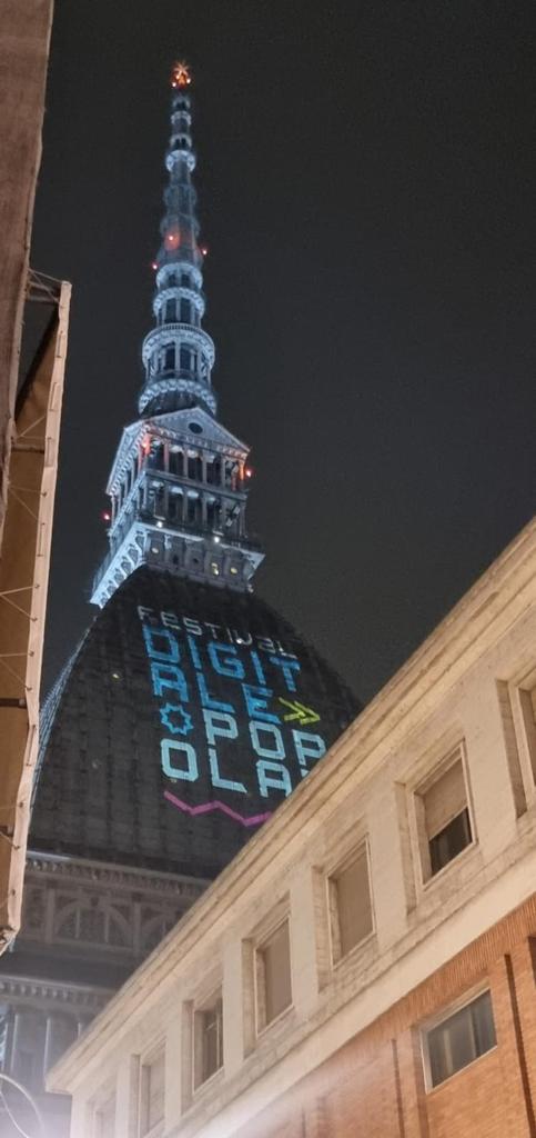 Torino.
Mole.
Festival del #digitalepopolare