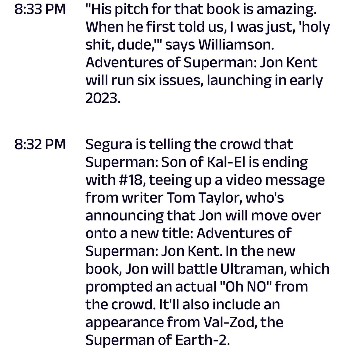 redeemedrobin's tweet photo. Soke is FINALLY ending but Taylor still writing for Old Jon is definitely still not the right moves here, DC. Just #BringBackJonKent, that's the right move here! #SaveJonKent https://t.co/BTS3Hf7KF2