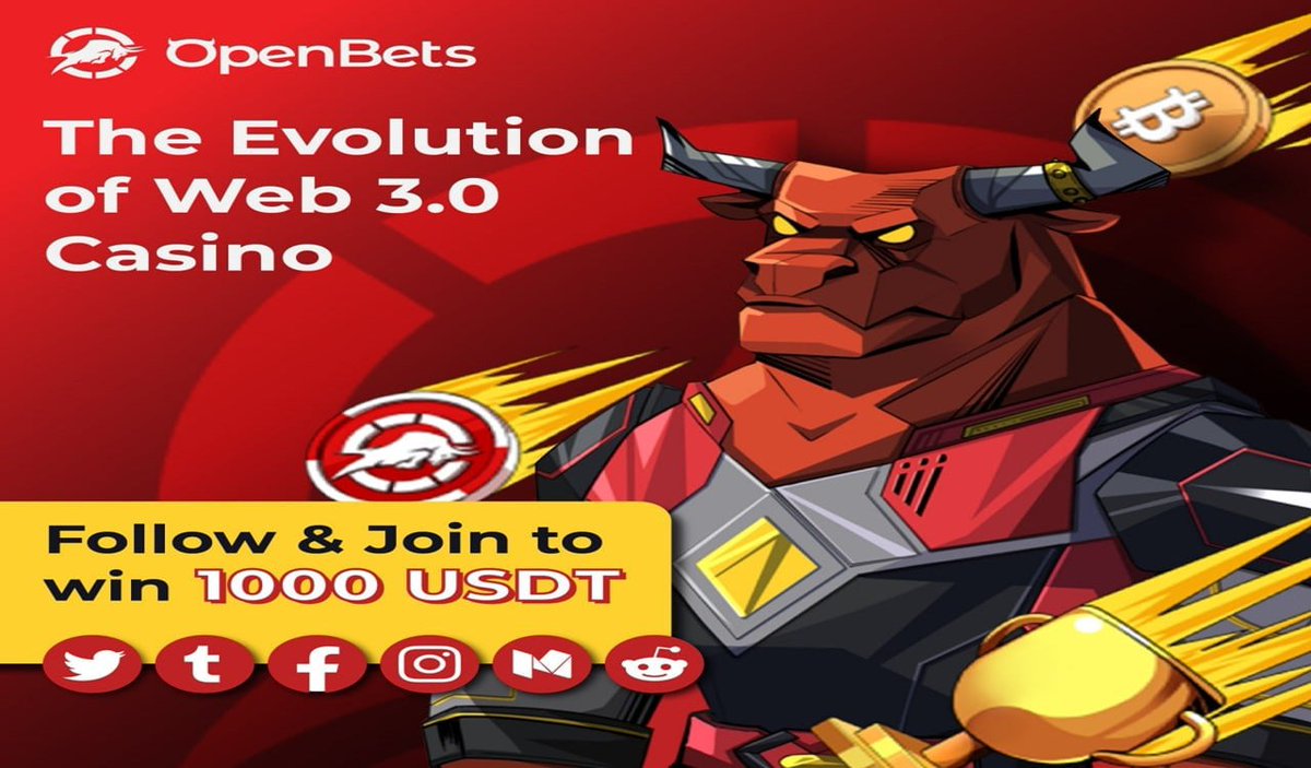 AirdropSurvey's tweet photo. 🤑 Real #Airdrop: Openbets

🏆 Reward: 5 $USDT

♐ Open airdrop page: https://t.co/aFuF4qJE9d

📒 Complete all the tasks &amp; submit your details.

🔘 Details: https://t.co/PDIS17tnlO

#Airdrop #Openbets #BTC #eSports #Openbets_gaming #RealAirdropzone #Airdropzone #airdropzonereal https://t.co/jSF95mxbD5