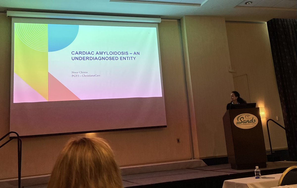 M. Abubakar Shakir MD (@mashakir_md) on Twitter photo Cardiac Amyloid is under recognized! Great talk by <a href="/jvaishnavmd/">Joban Vaishnav</a>, and accompanied by a great case by our 2nd year fellow @noorchima14 #ACCbytheSeaDelaware <a href="/ACCinTouch/">American College of Cardiology</a> <a href="/QWasif/">Wasif Qureshi</a> Cardiac Amyloid is under recognized! Great talk by <a href="/jvaishnavmd/">Joban Vaishnav</a>, and accompanied by a great case by our 2nd year fellow @noorchima14 #ACCbytheSeaDelaware <a href="/ACCinTouch/">American College of Cardiology</a> <a href="/QWasif/">Wasif Qureshi</a>