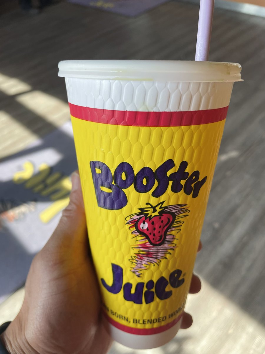 A nice #snack when I’m in hurry @boosterjuice #matchamonsoon #whatwilliameats