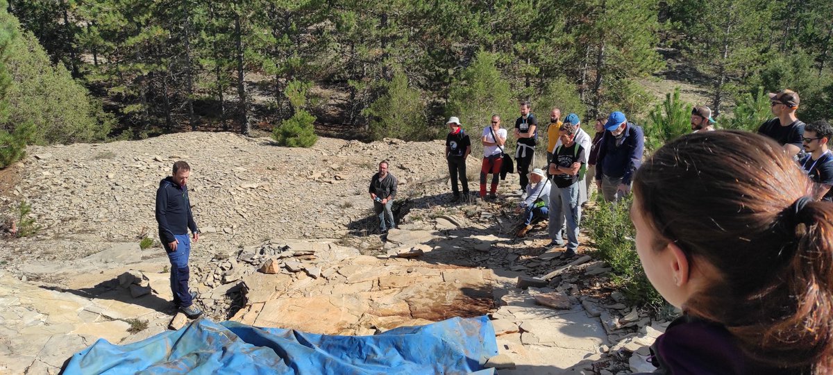 Broche final de estas Jornadas #SEPCuenca22: la salida de campo al yacimiento de <a href="/las_hoyas/">Las Hoyas fossil site: a unique Cretaceous wetland</a> de la mano de su equipo de investigación.
Esperamos que hayáis disfrutado de estos días de #paleontología y reencuentros 🤗