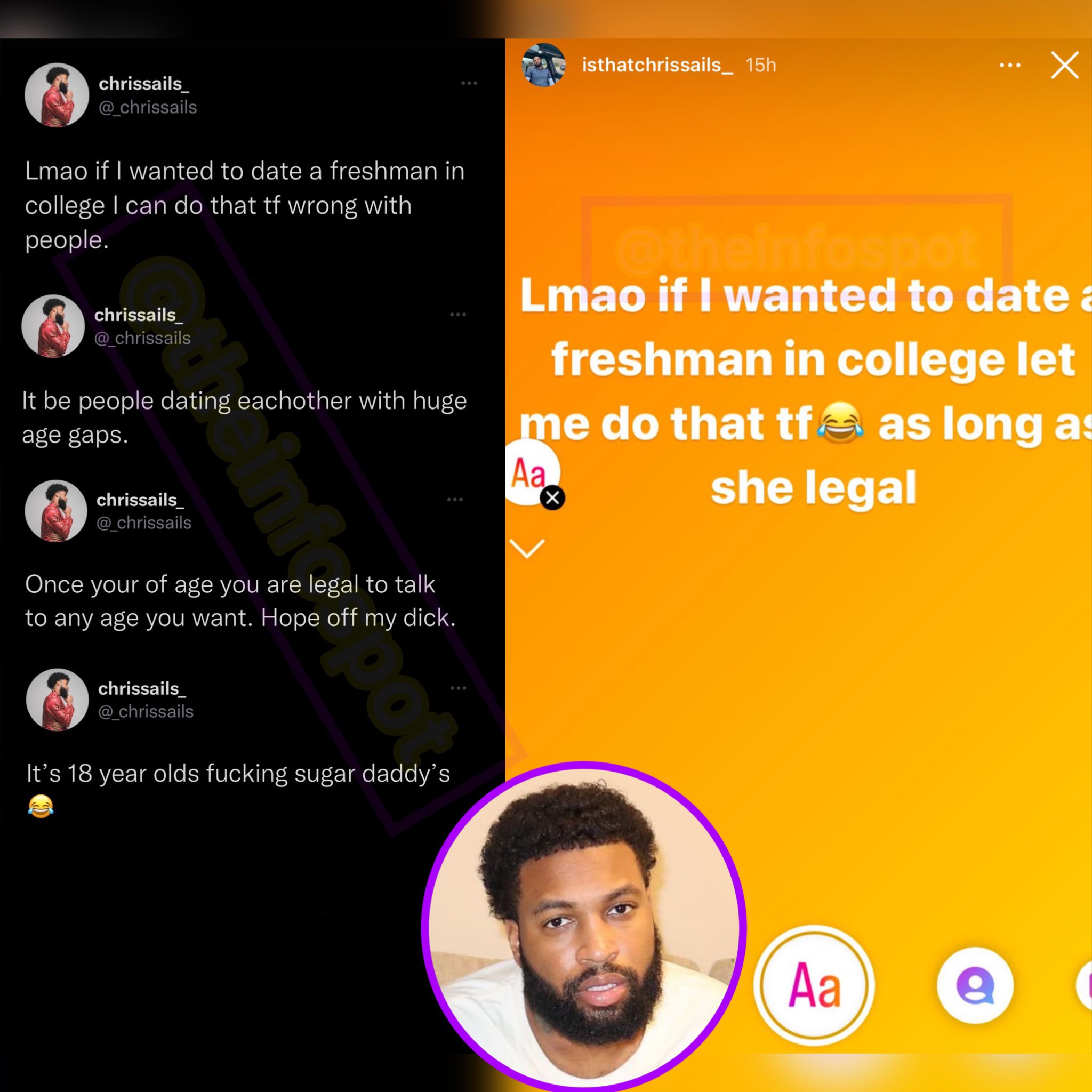 The Info Spot on Twitter "Chris Sails Responds To Backlash After Video