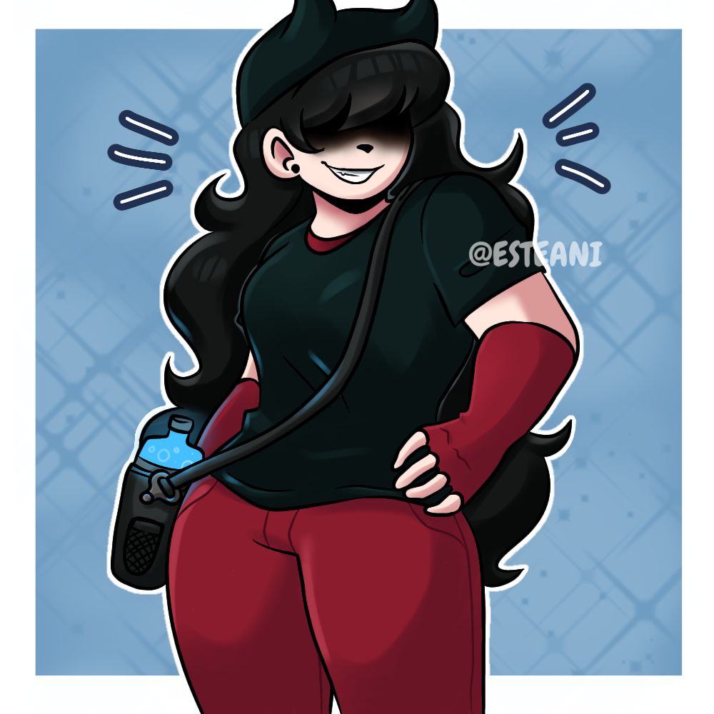 ESTEANI5's tweet photo. Annie con su bolsita para the liquid #fnfannie #anniefnf #fnffanart #fridaynightfunkinfanart https://t.co/Obm4cjnZZj