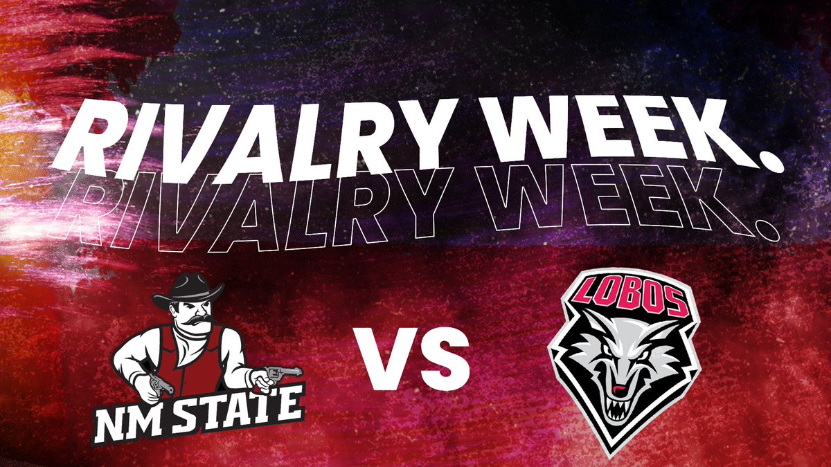 NM State Esports (@nmstateesports) on Twitter photo It's that time of year again Aggies! 🔫🤠🔫
Tune in to a full week of action as we face <a href="/UNMEsports/">UNM Esports</a> and fight to win the battle of I-25. We will be broadcasting every match on our Twitch channel so stay tuned #AggieNation! It's that time of year again Aggies! 🔫🤠🔫
Tune in to a full week of action as we face <a href="/UNMEsports/">UNM Esports</a> and fight to win the battle of I-25. We will be broadcasting every match on our Twitch channel so stay tuned #AggieNation!