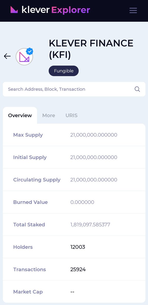 KSalavakumar's tweet photo. #KleverScan
💰EPOCH #396
💰Total Accounts 19,245
💰Total Transactions 399,493
💰Total Staked $KLV 3,005,608,108
💰Total Staked $KFI 1,819,097
💰Total Burn #KLV 1,692,885 🔥
👉https://t.co/HHWHH1qyYP👈
#KleverChain #Klever #KleverExplorer https://t.co/Rl2jE0yWno