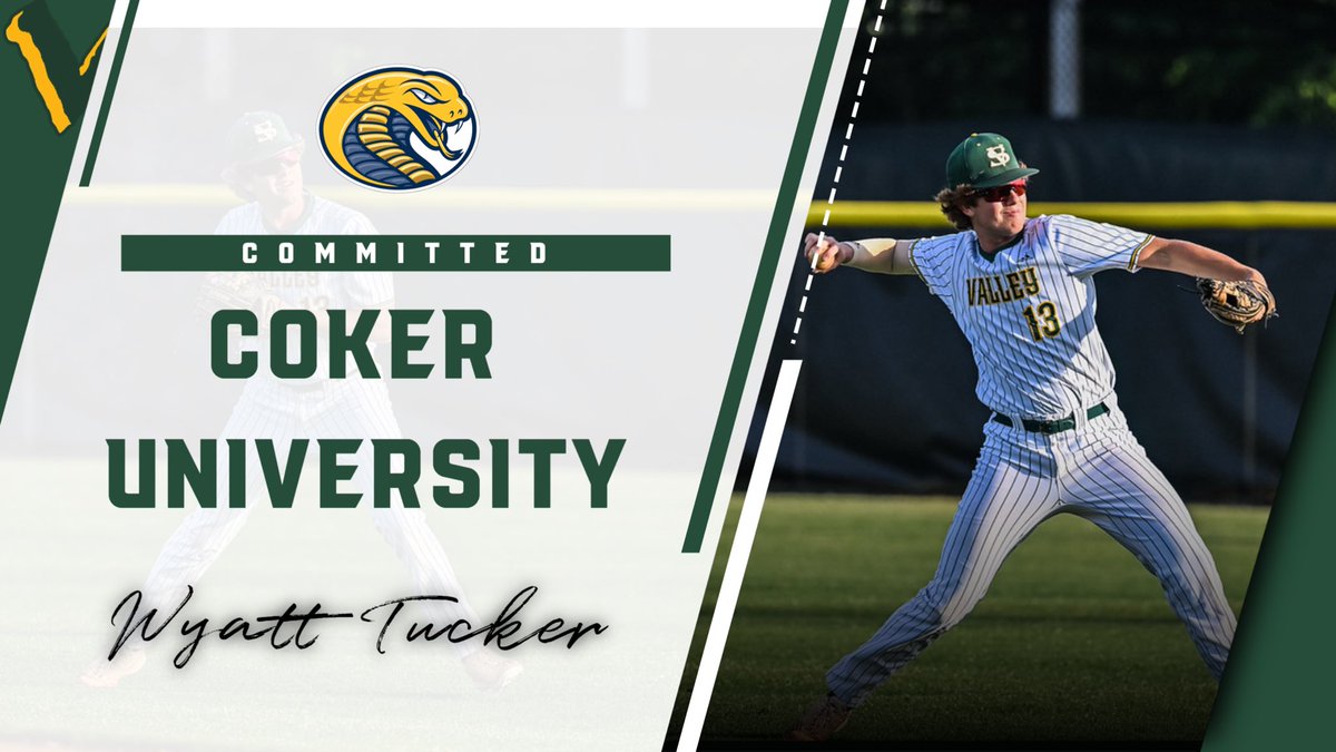 Boom!!! Congratulations to Wyatt Tucker on his commitment to Coker!! 

#TheValley