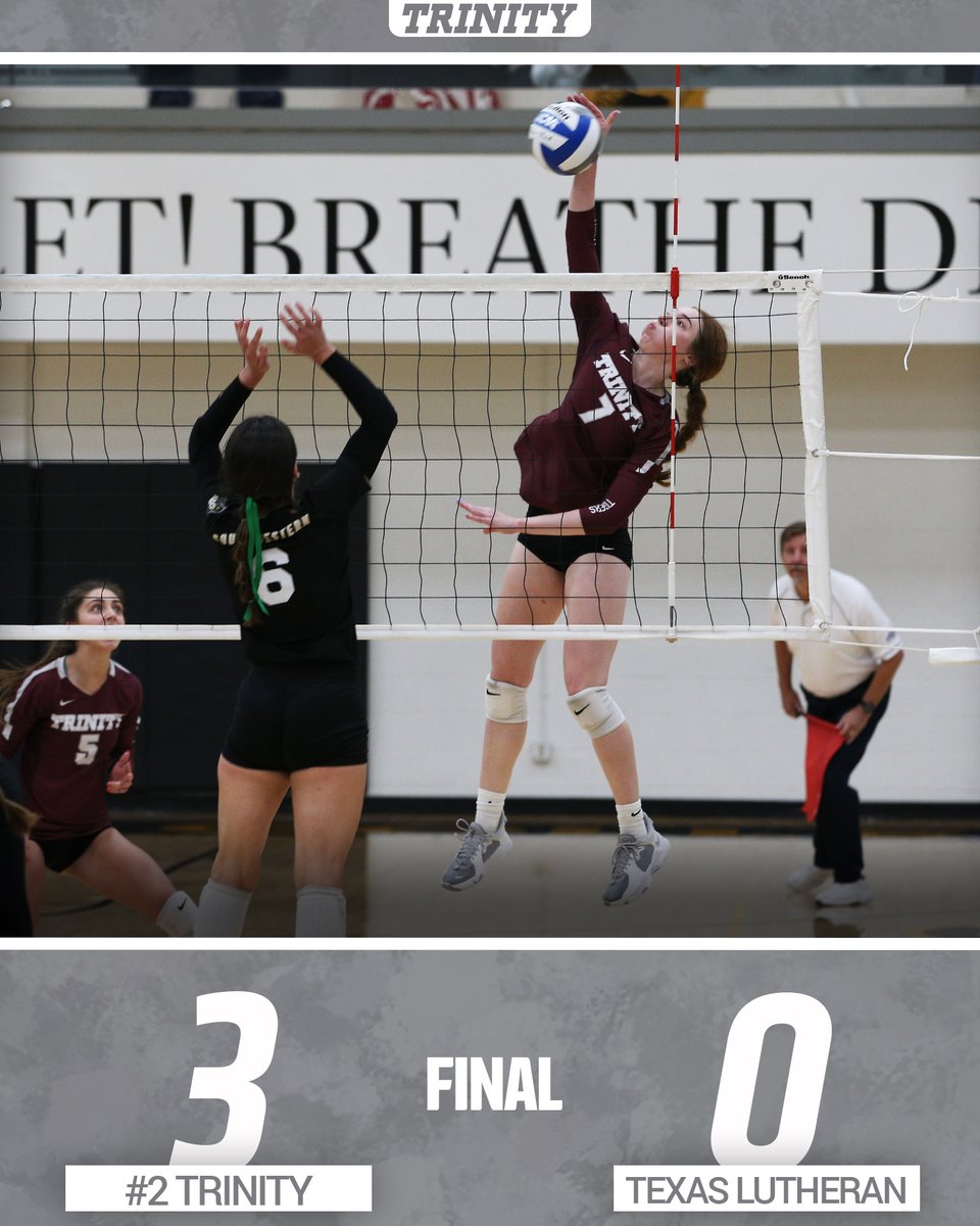 The Tigers kept the brooms out to finish the weekend in Colorado! #TigerPride 

Reagan Whatley with her third double-double of the season in the sweep of TLU.