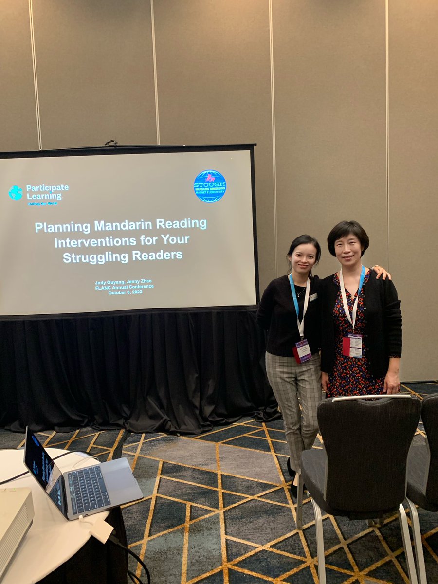 It was such a honor to present with Zhao Laoshi <a href="/JennyZh78279334/">Jenny Zhao</a> <a href="/StoughStallions/">Stough Magnet Elementary School</a> at <a href="/FLANC_WorldLang/">FLANC</a> Annual Conference today! Mandarin interventions provide extra support for struggling readers and help close the learning loss and gaps! <a href="/ParticipateLrng/">Participate Learning</a> #UnitingOurWorld