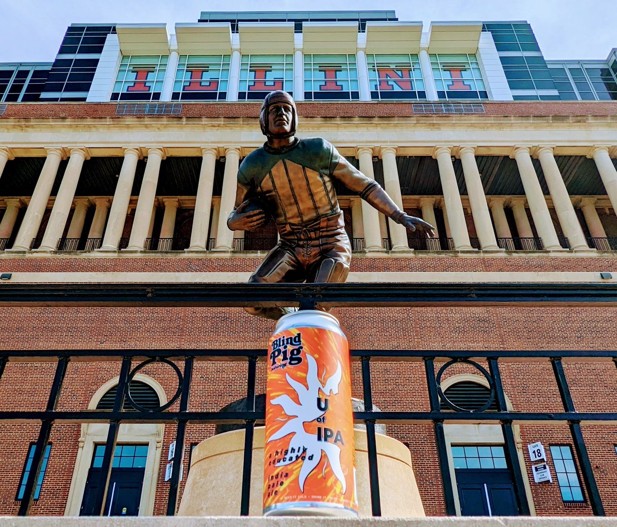 It’s GAME DAY in Champaign!!!

We’re ready to raise a few U of IPAs INSIDE Memorial Stadium today…are you?! (And also at our tailgate in Lot 31 with our buds with <a href="/Illini_Guys/">IlliniGuys</a> )

Show us your pics celebrating with a U of IPA today!

#GoIllini #Illini
#UofIPA #TheBeerOfChampaign