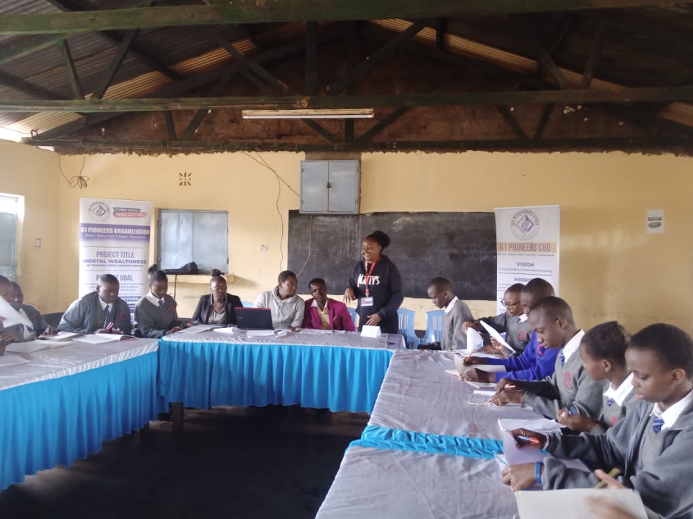 g1_cbo's tweet photo. As we advocate for Mental Health and Well-being for all-a Global Priority; Our team under Global Youth Mobilization Fund trained the formed mental health club at Mpukoni High School to help foster access to mental health services in their respective school. https://t.co/ND787AA7Ke