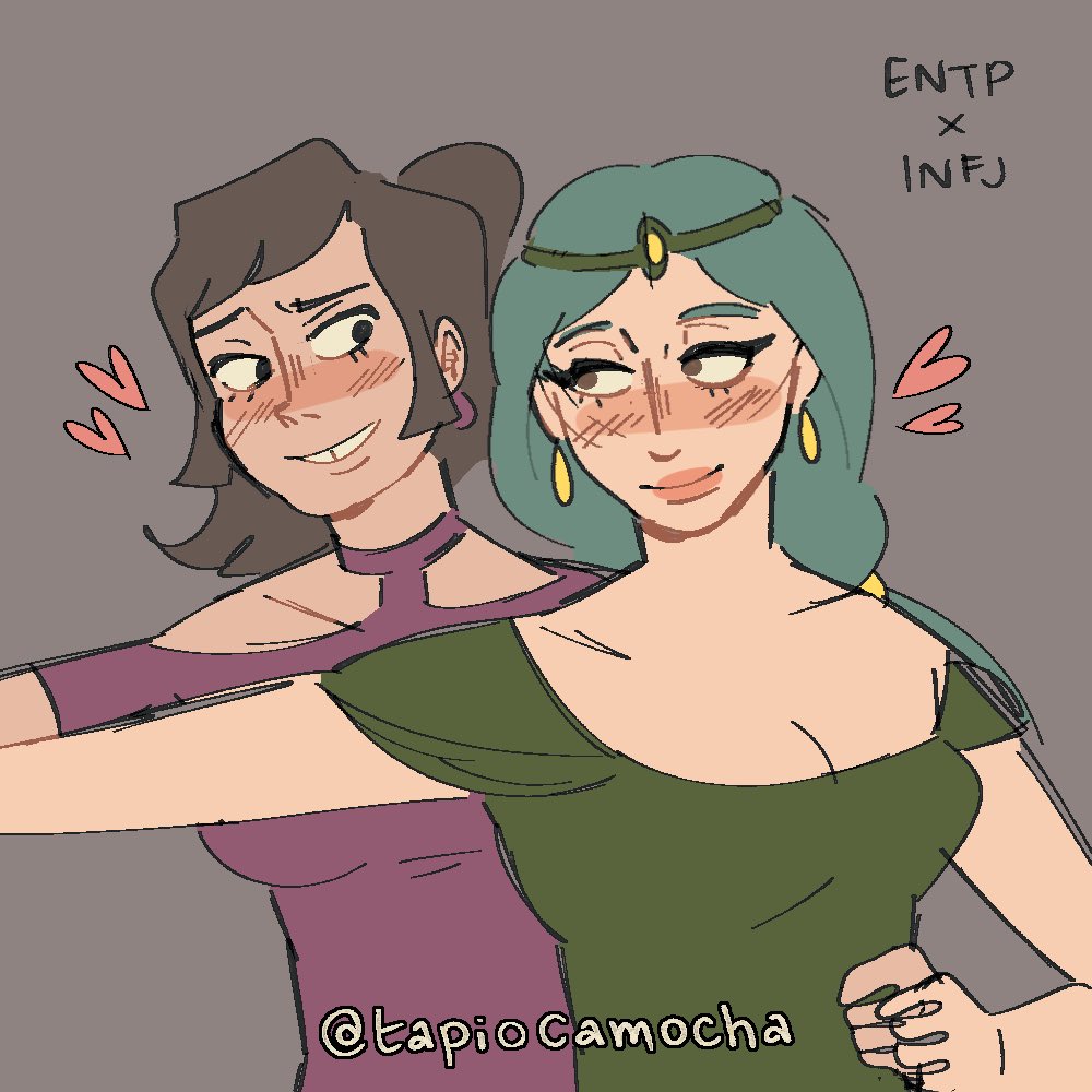 tapiocamochaa's tweet photo. Assortment of mbti ships 💛 #MBTI #mbtiart #mbtifanart #mbtimemes #INTP #ENFJ #ISFJ #ISTJ #ESFP #ISFP #ENTP #INFJ https://t.co/2hv7GXsG4w
