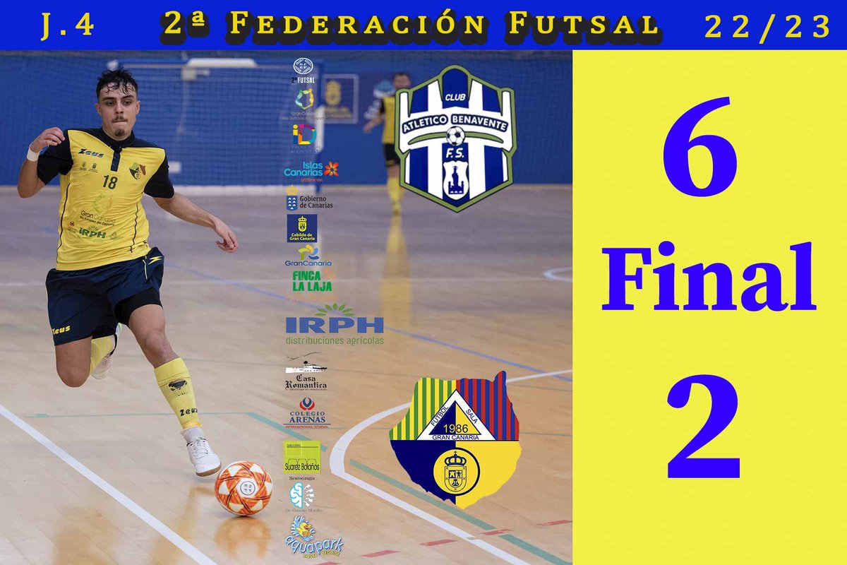 grancanariafs's tweet photo. 🟡🔵 SEGUNDA RFEF FUTSAL
🏆 Jornada 4. 🆚 Benavente FS
#GranCanariaFS #futsal #nimejoresniperoresdiferentes https://t.co/hcVr1gAvX1