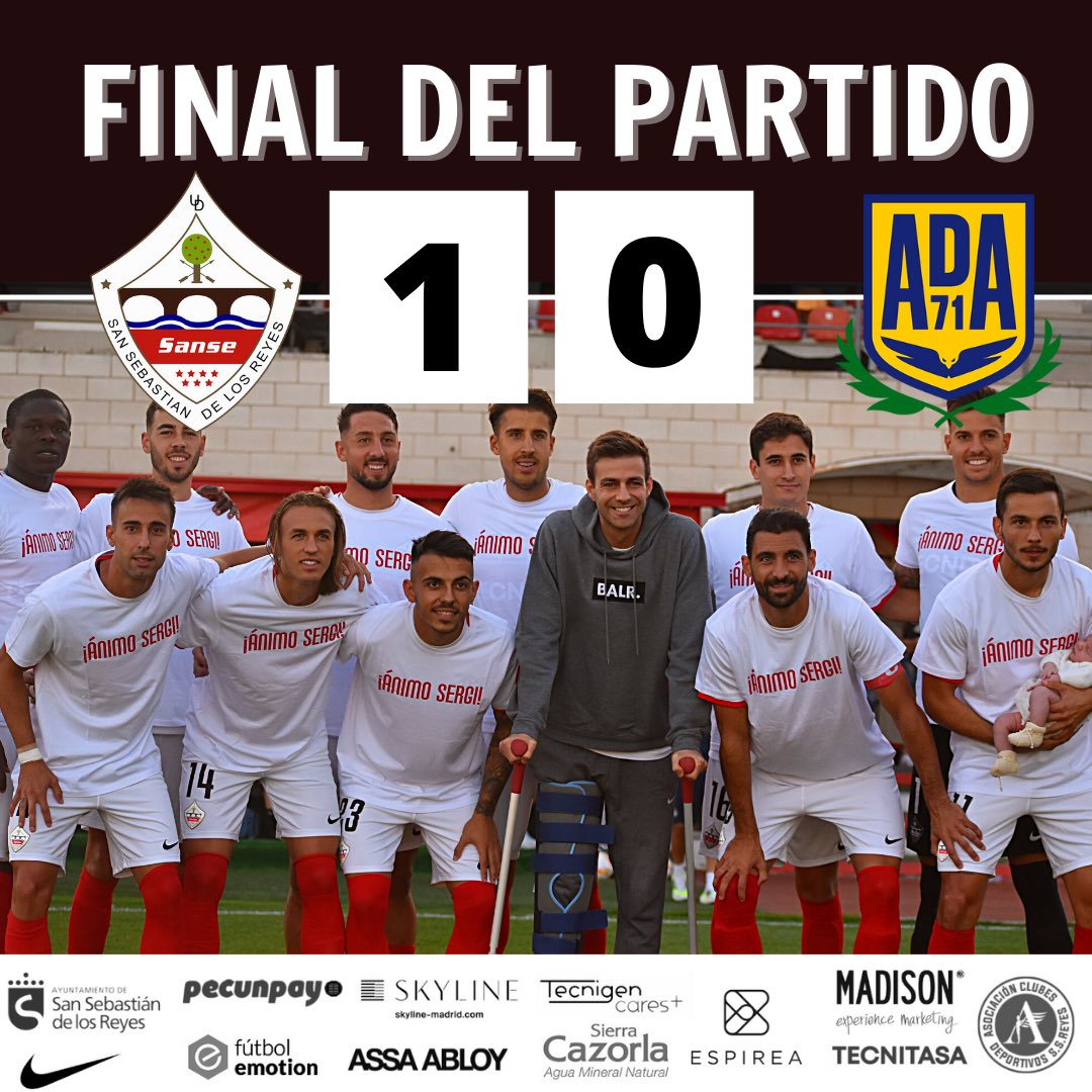 ⌚️90' | 1️⃣-0️⃣| #UDSanseAlcorcón 

🏁 𝗙𝗜𝗡𝗔𝗟 𝗙𝗜𝗡𝗔𝗟 𝗙𝗜𝗡𝗔𝗔𝗔𝗔𝗔𝗔𝗔𝗔𝗔𝗔𝗔𝗟‼️

Sumamos la segunda victoria consecutiva✌🏻

¡Vamos Sanse!🤍❤️🤍

#OhMiSanse 🇲🇨