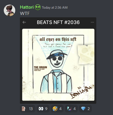 Beeeeaattss's tweet photo. Congratulations to our Bounty Hunt Winner Cheers!! #Hattori 🚀🚀

#25SOL #SolanaNFTs https://t.co/Gk6PoZbMsN
