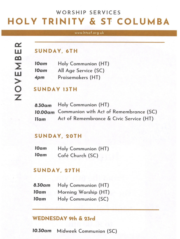 Holy Trinity with St Columba, Fareham (@HTSCF1) / Posts / X