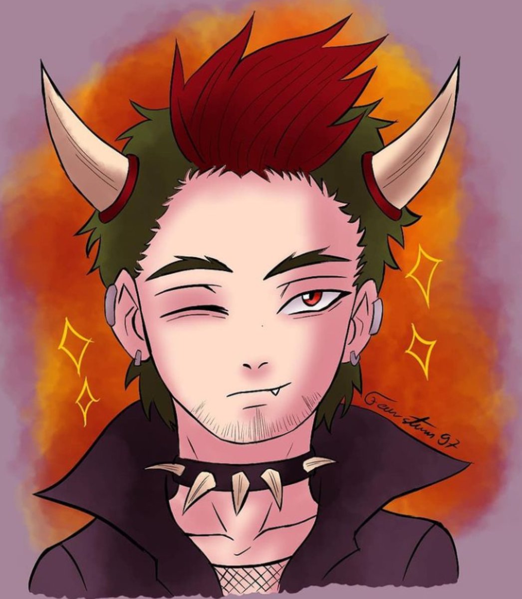 feuersturm97's tweet photo. I decided to do an redraw of an drawing i did between 2018-19 not sure but i though i should do a redraw of my Bowser human version xD

#Bowser #humanbowser #Mario #art #fanart #digitalart #Redraw https://t.co/82ouhHn2rN