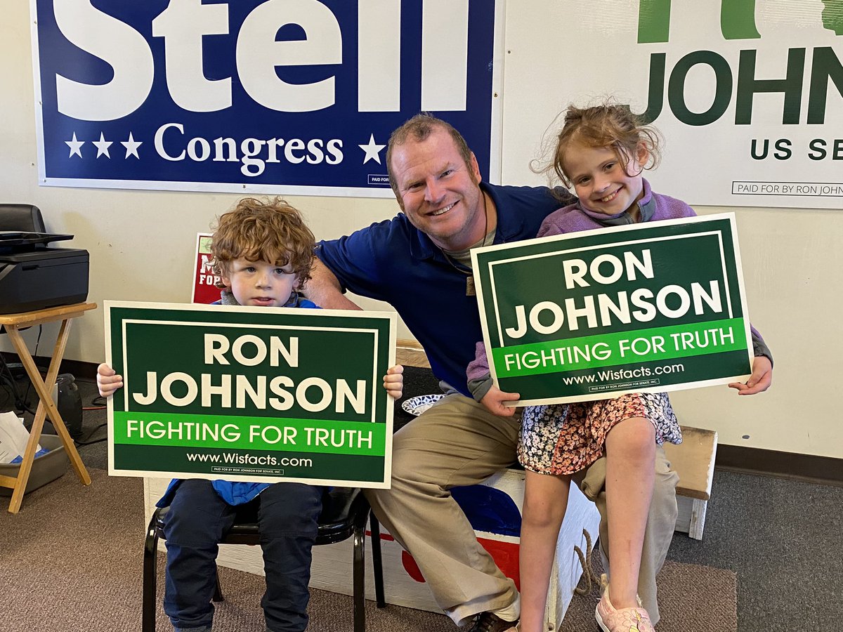 RconservativeA's tweet photo. @TeamRonJon Today our Franklin office held Family Fun Fest!  Lots of new faces joining us - #FightForTruth
#WIRedWave #RonJohnsonSenate https://t.co/8AP8IykUfp