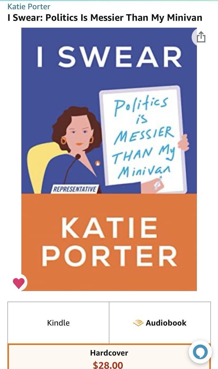 VF_Photo's tweet photo. New book written by @RepKatiePorter !!😃You can pre order it now on Amazon! I can’t wait to get my copy!!👍❤️ https://t.co/rFoUmMY049