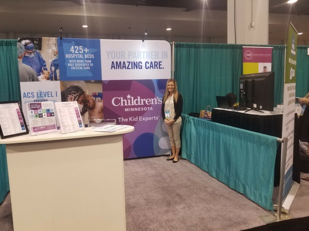 childrensmn's tweet photo. We're live from Anaheim at #AAP2022! Find Children's Minnesota at booth #1759 and come talk with our hiring professional, Melissa, and other #kidexperts! https://t.co/C2FobVnb7R