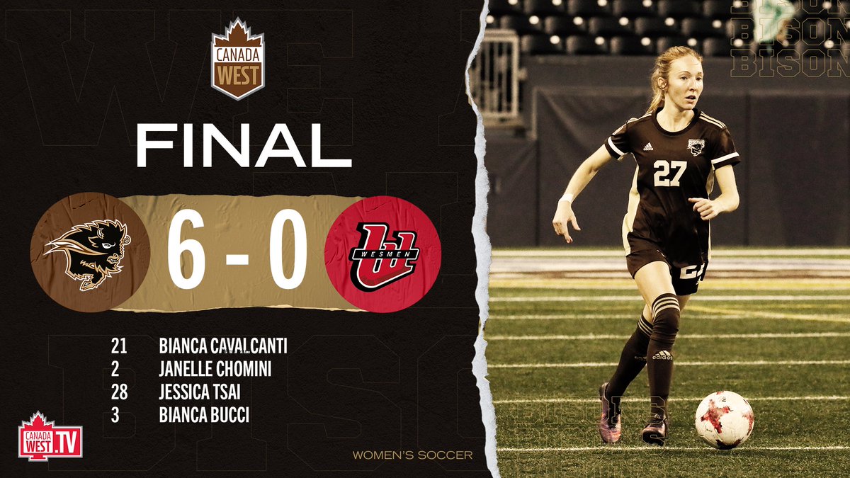 Last game in Manitoba was a big win for the Bisons! We will be back next weekend as the team travels to Alberta.