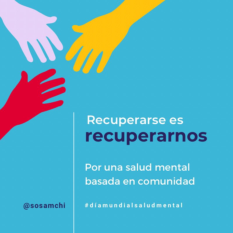 sosamchi's tweet photo. Soñamos una salud mental vinculada con los territorios y comunidades diversas, con pertinencia cultural, solidaria e inclusiva, que promueva la autodeterminación colectiva y la incidencia de los sujetos en las decisiones que determinan su vida 🙌🏼 #diamundialsaludmental https://t.co/ORhjG76Hcs