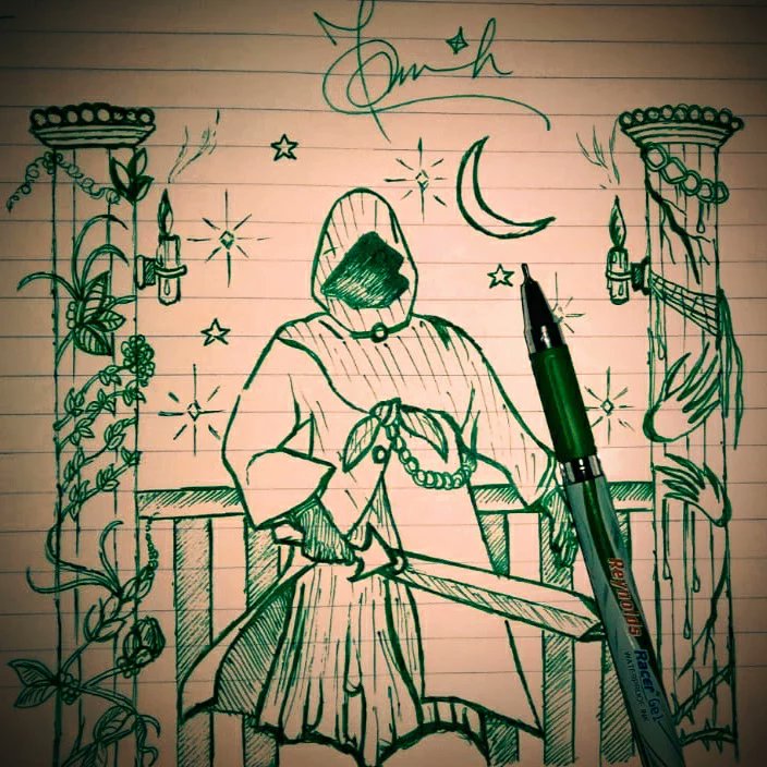 EsotericFeral's tweet photo. Born of Chaos 
#sketches #cartoon #dark https://t.co/xcdu9mR1Yw