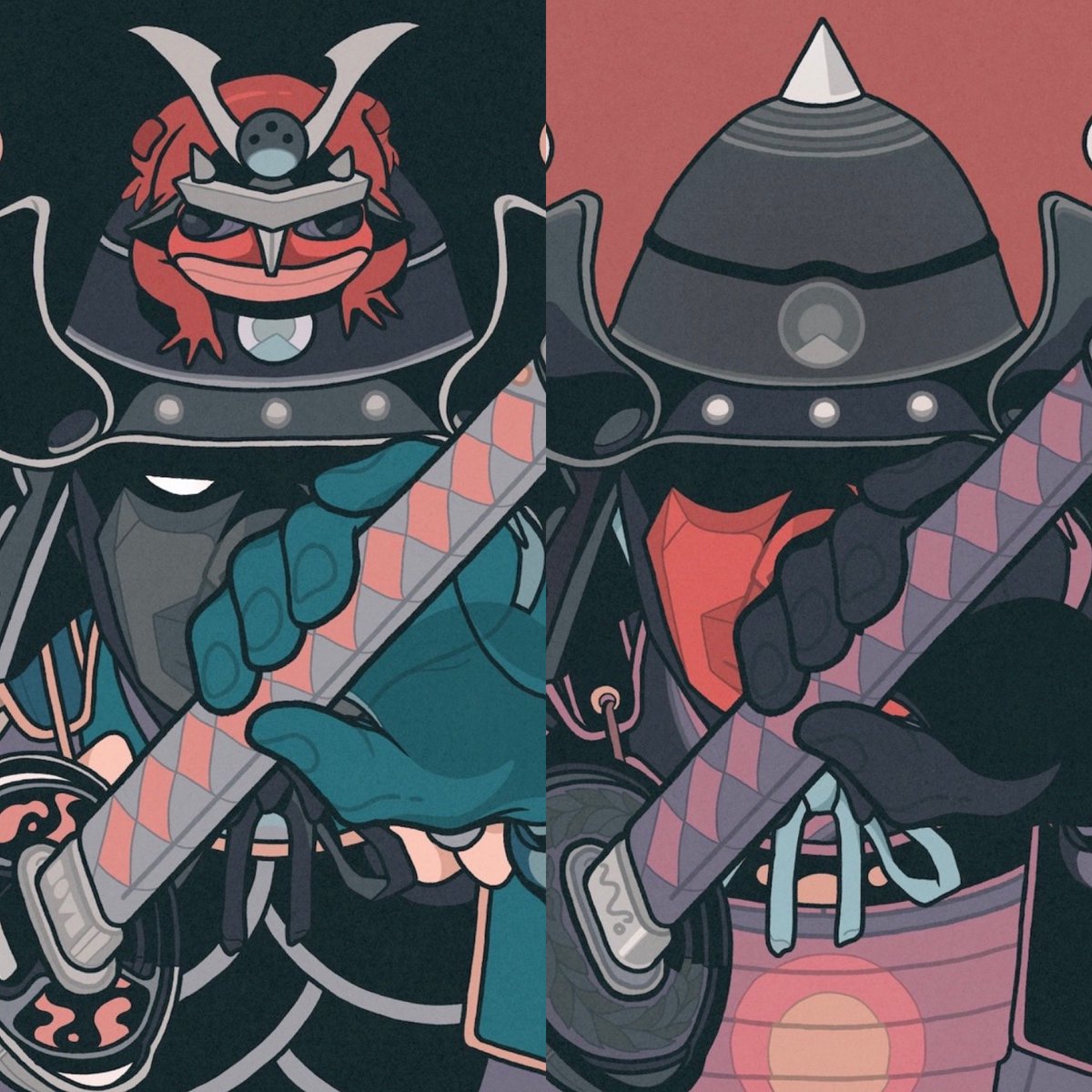 IPoulive's tweet photo. #samuraisaturday ✌🏼 @RENGA_inc @DirtyRobotWorks https://t.co/gxZddjY36f