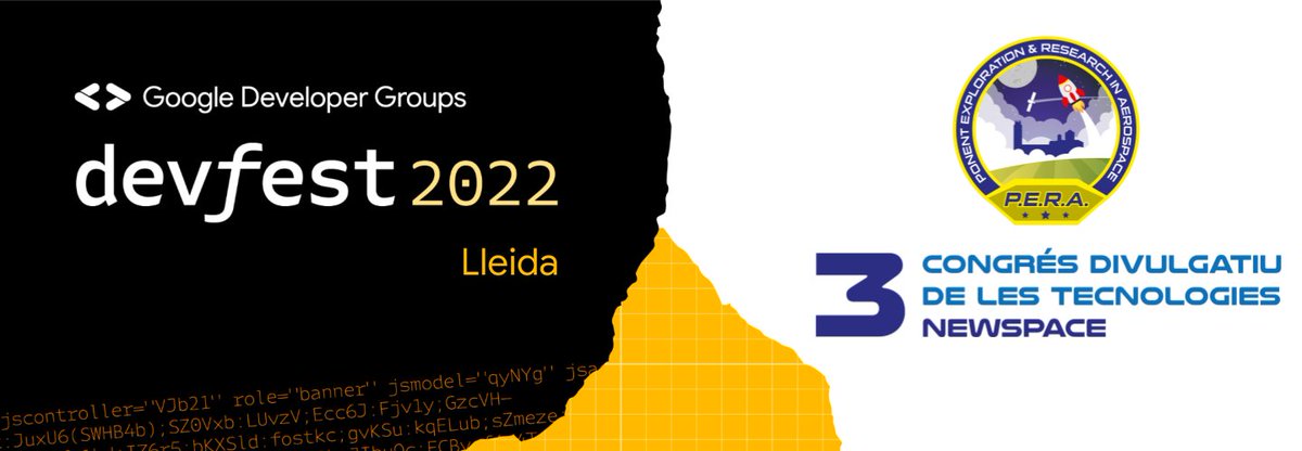 El #Devfest #Lleida llega el próximo viernes 14, y contaremos con los <a href="/GoogleDevExpert/">@GoogleDevExpert</a> <a href="/moisipm/">Moisés M. Martínez (at home 🏡)</a> <a href="/VictorSanchez/">VictorSanchez</a> y las #womentechmakers <a href="/IreneRuizPozo/">Irene Ruiz</a> y <a href="/paulavidalpasc/">Paula Vidal</a> desde la comunidad del <a href="/GDG_ES/">GDG Spain</a> y @GoogleDevEurope el tema es del Espacio y tecnologías Google en GDGLleida. com