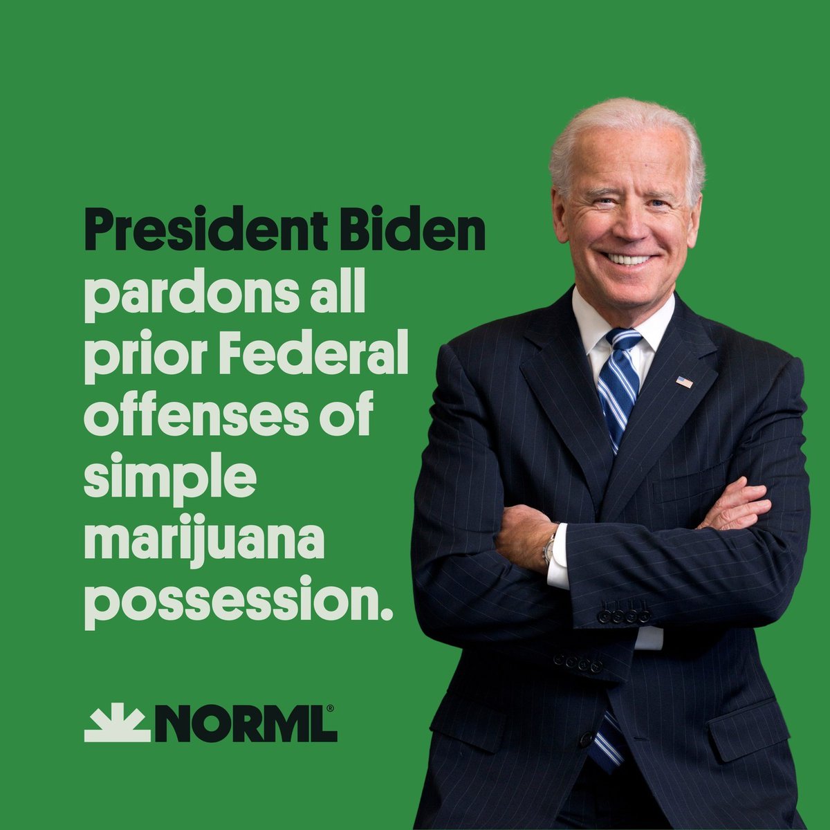 "Too many lives have been upended because of our failed approach to marijuana. It’s time that we right these wrongs. " -President Biden

~Remember to vote YES on Prop. 3 this November!~

#norml #mizzounorml #prop3 #vote #marijuanareform