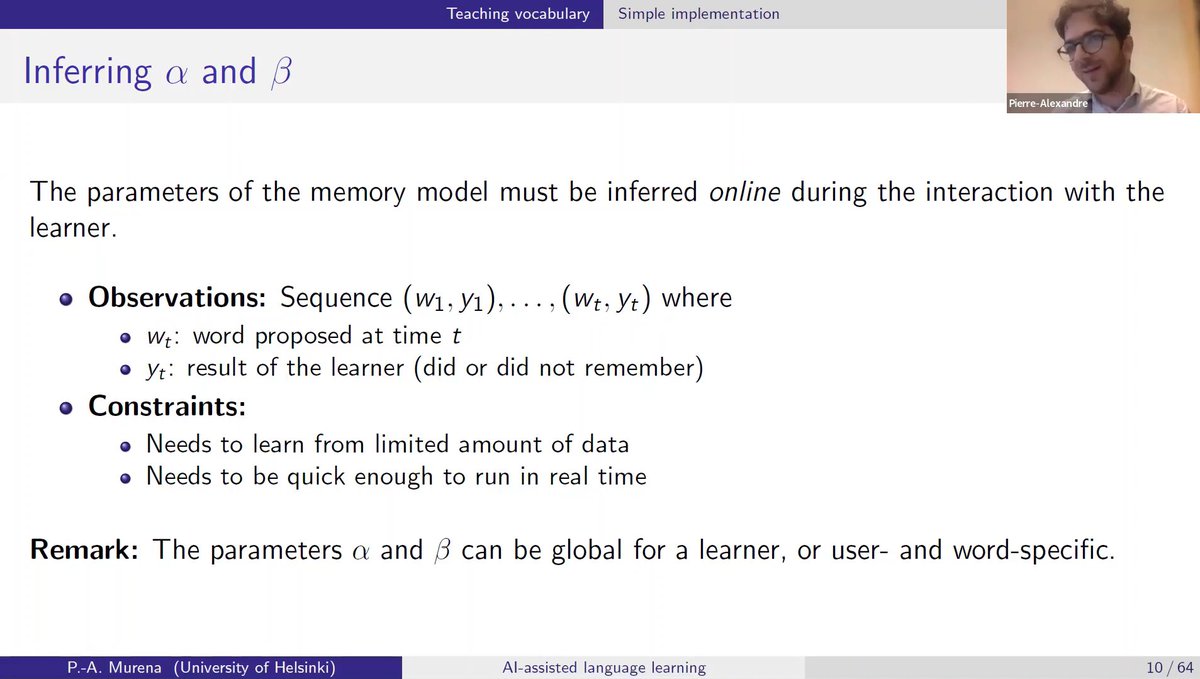 margipavlova's tweet photo. How can AI learn words and grammar from data alone? Fascinating talk by Dr. Pierre-Alexandre Murena @MurenaPierre at this week’s #AnalogicalMinds @worldwideneuro seminar on AI-assisted language learning. Watch the recording here: https://t.co/Ypgkm44xEy https://t.co/5duIDyfT7o
