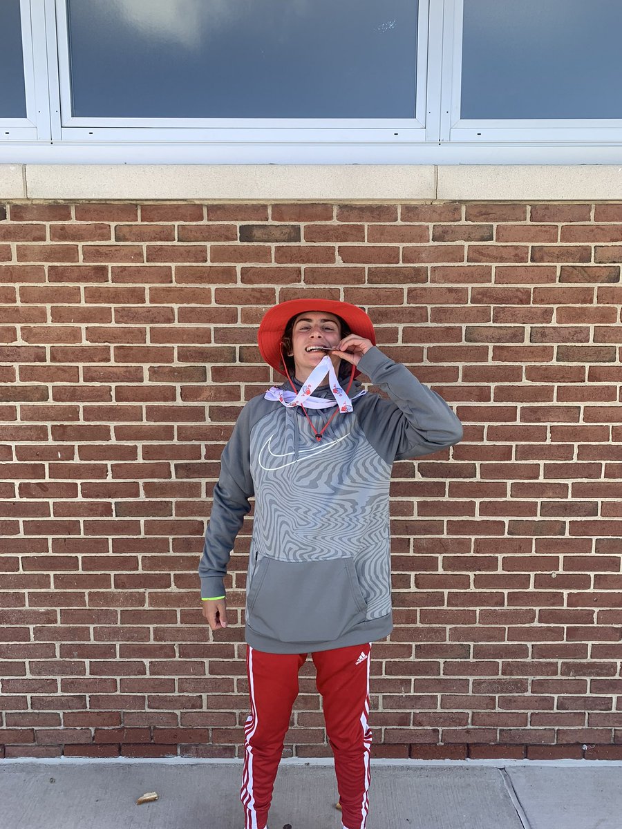 RVRHS_XC's tweet photo. Teddy Jones celebrating another strong performance in the SJTCA Open Freshman Race today with a 5th Place finish!!!! https://t.co/XHgKxWwkEP