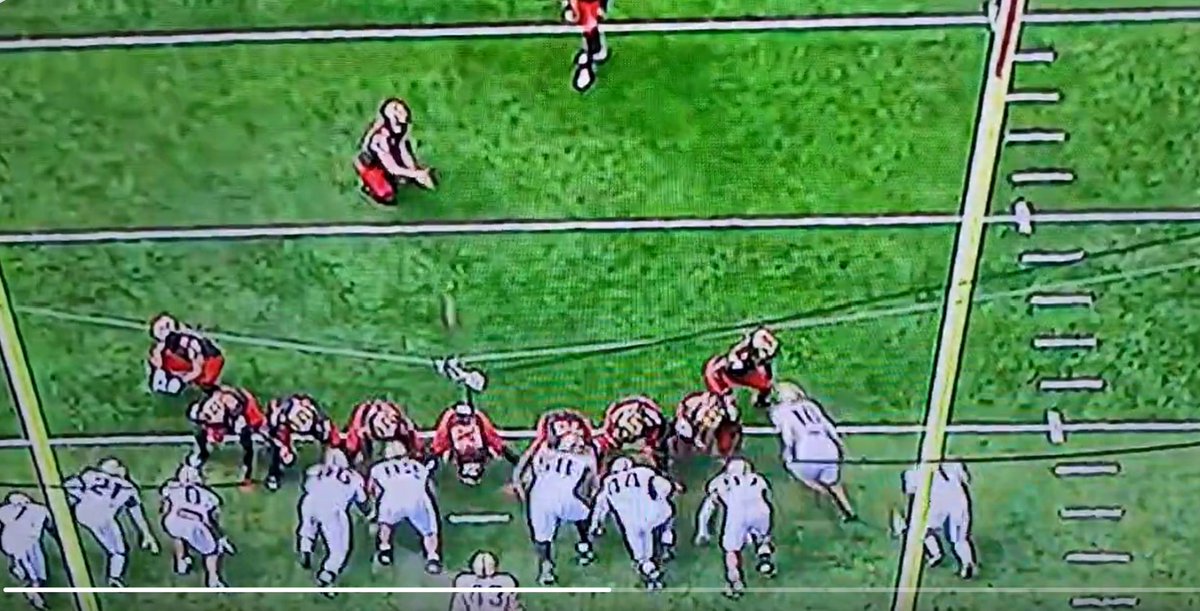 Jeff_Ermann's tweet photo. That blocked extra point. https://t.co/zW349sVkN9