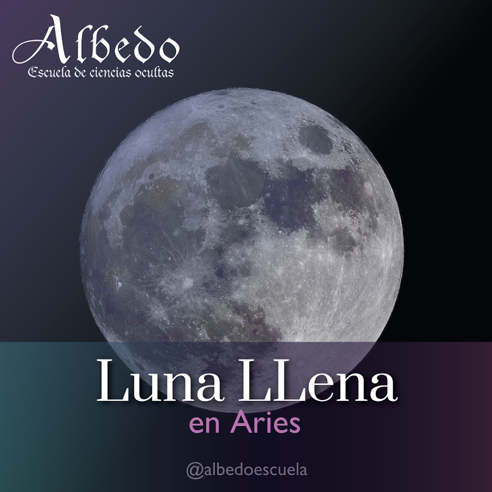 AlbedoEscuela's tweet photo. Este domingo 9 de octubre habrá Luna Llena en Aries 
La luna llena en aries es una luna llena dinámica, es una luna llena de acción que nos empuja a emprender.  Durante una luna llena en aries, el sol y la luna se encuentran en el eje "yo/yo + otro". https://t.co/BwuLyePRV4