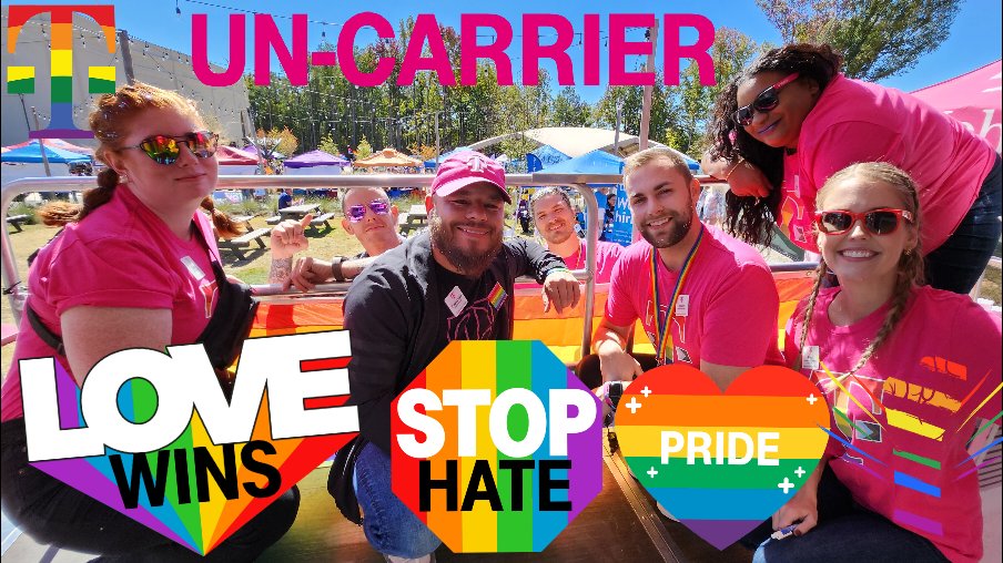 RobAymett's tweet photo. We're having a SUPER day at Rocket City Pride showing North Alabama that we're the best choice in wireless &amp; Home Internet! And letting them know we're an inclusive place to work &amp; we're growing! 🏳️‍🌈 #TruckLife #SELoveWhatYouDo https://t.co/qjIdrQBqWo