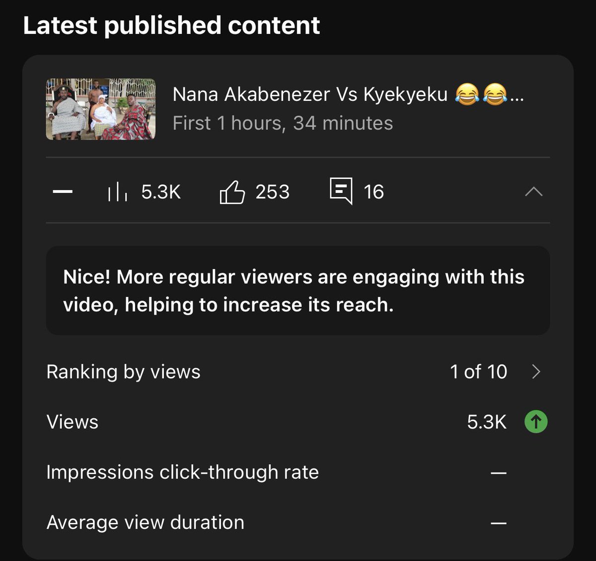 poleeno_com's tweet photo. Hello @TeamYouTube, my monetize column is off and my recent upload over an hour is doing well but with no ads😪

Hoping it will be fixed soon @TeamYouTube https://t.co/8nRVr7EKLe