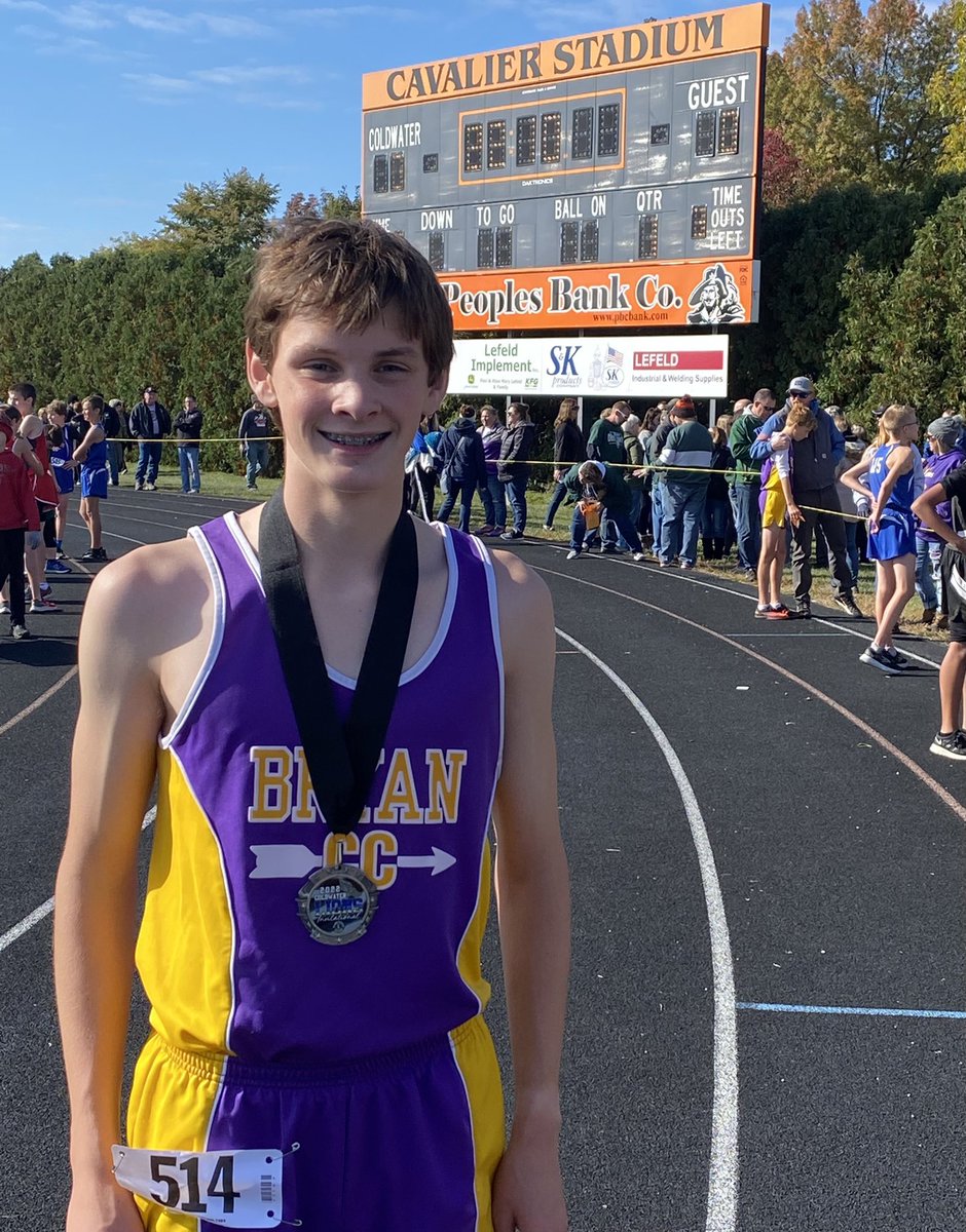 Bryan_JHXC's tweet photo. Elijah Cummins broke the Bryan Middle School XC record today with a time of 10:59. The previous record was 11:04 held by Shane Shipley from 2011. #BryanBuilt https://t.co/S4pimNTvWO