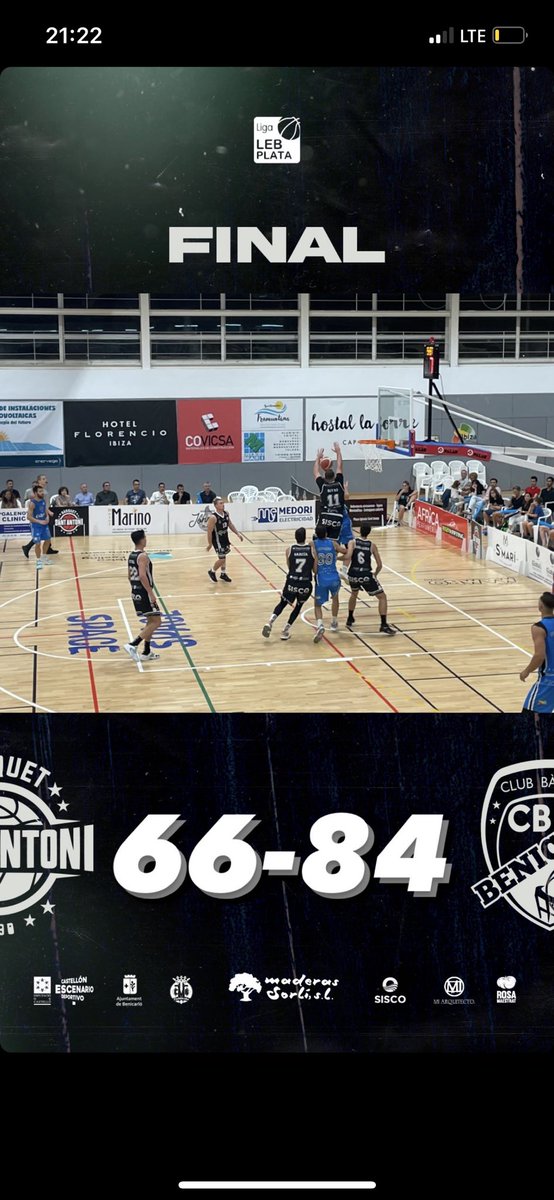 CBBenicarlo's tweet photo. ⏰ FINAAAAAL | TENEMOS LA PRIMERAAAAA💪💪💪

@CBSantAntoni 66 - 84 @CBBenicarlo ✅✅✅

Importantísima victoria en Ibiza contra uno de los equipos que aspira a estar en los puestos de arriba en esta LEB Plata. ¡GRANDE, EQUIPO!🥳

#todoalrojo🔴 https://t.co/s4ywDVhheM