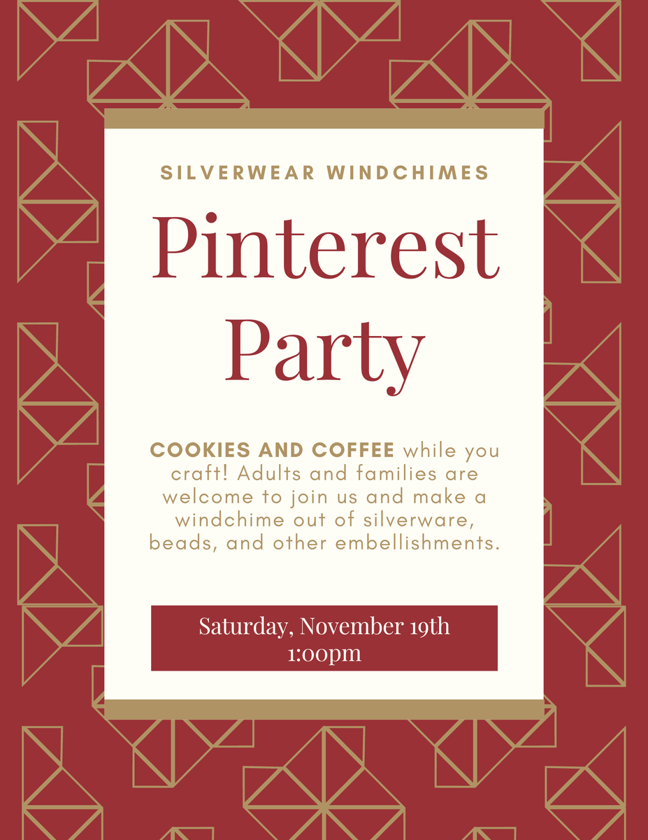 elylibrary's tweet photo. This is tomorrow afternoon! If you like cookies, coffee, crafting, and chatting, this is the place to be! https://t.co/3VY3JjSn6d