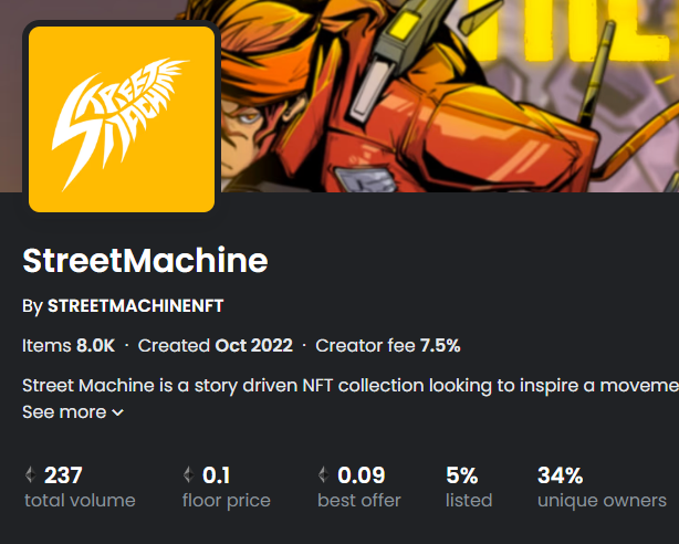 Did your alpha call Street machine at .02? 

Just broke through .1 📈