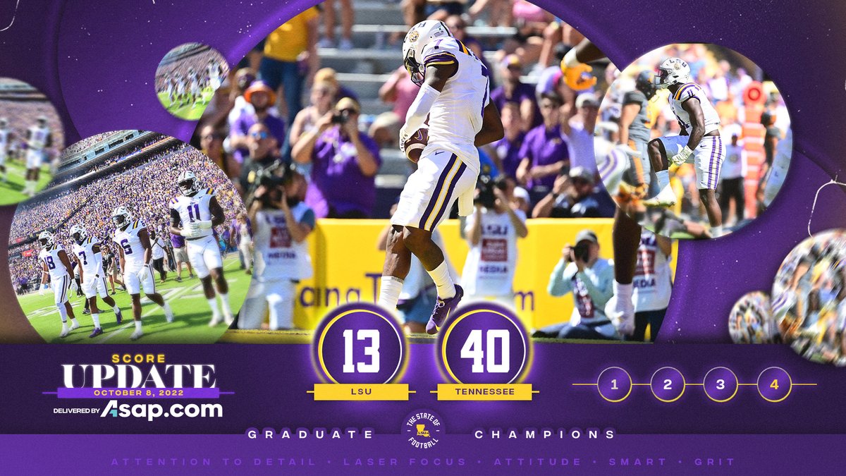 LSU Football tweet media