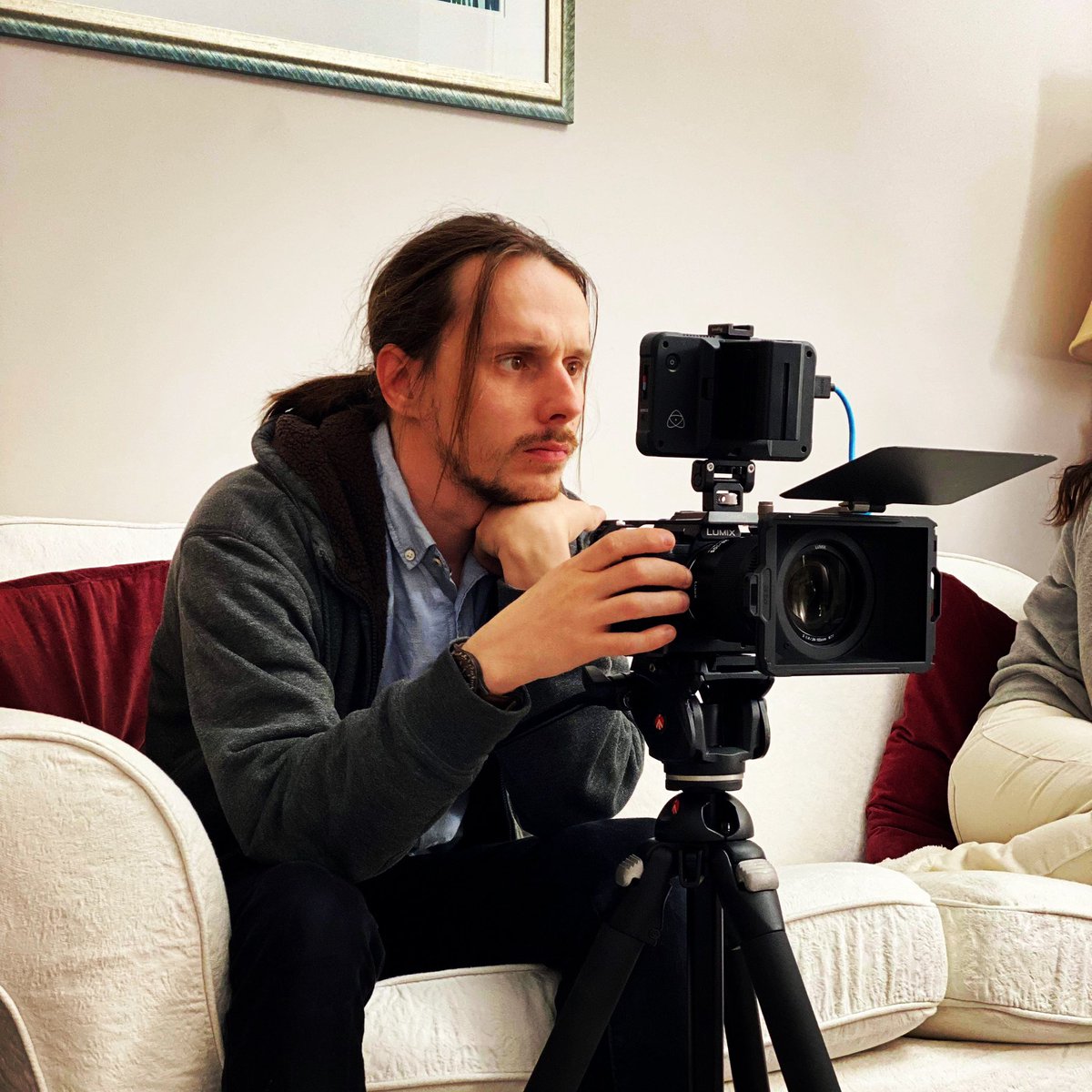 JakeHMedia's tweet photo. Apparently I just look angry when I’m thinking 🤔 

#Filmmaking #lumixs5 #camerasetup https://t.co/PiLwxX2u1d