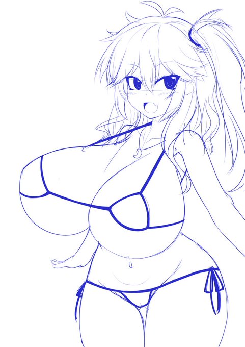 愚痴っぽくなってよくないから前に描いた個人的にすごいエッチだと思ってるお気に入りの落書き置いておく 