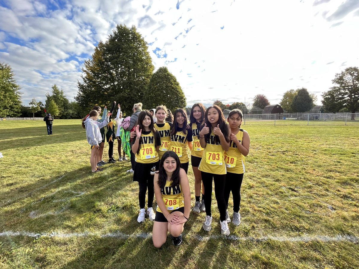Great job today to the AVM Cross Country team on a successful season and running many personal bests at the Sectional Meet!