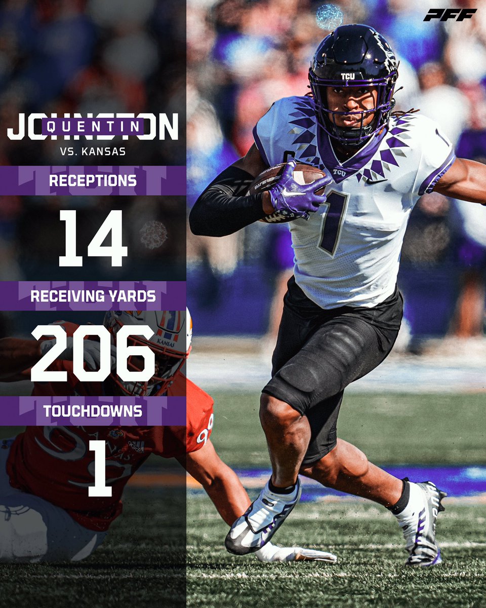 Career day for Quentin Johnston👏🏻🐸